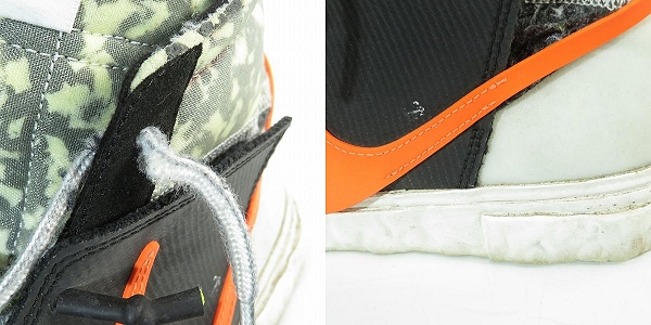 実際に弊社で買取させて頂いたNIKE×READYMADE/ナイキ×レディメイド BLAZER MID WHITE ブレーザー ミッド CZ3589-001/27の画像 6枚目