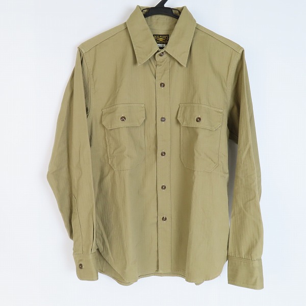 実際に弊社で買取させて頂いたThe REAL McCOY'S/リアルマッコイズ UNION ワークシャツ ユニオン 15 1/2-33