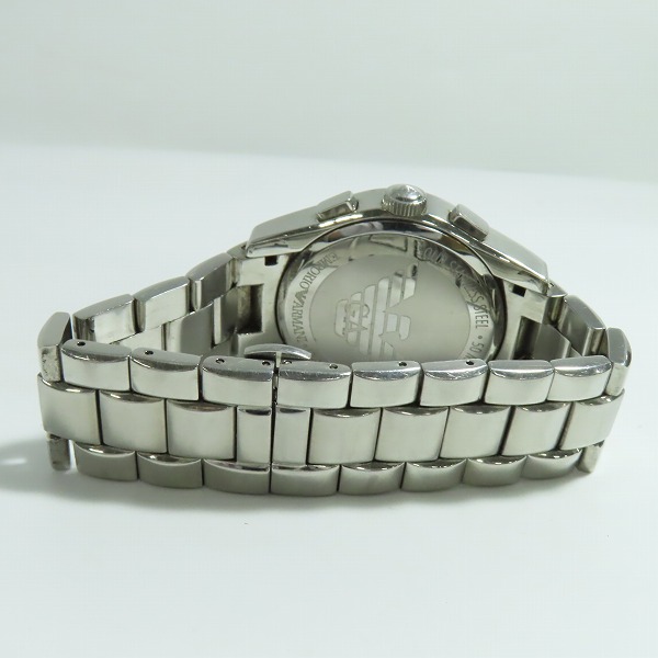 実際に弊社で買取させて頂いたEMPORIO ARMANI/エンポリオアルマーニ クロノグラフ 腕時計 AR-0673の画像 2枚目