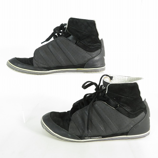 実際に弊社で買取させて頂いた【観賞用】Y-3/ワイスリー Honja High Top スニーカー/G42647/27.5の画像 3枚目