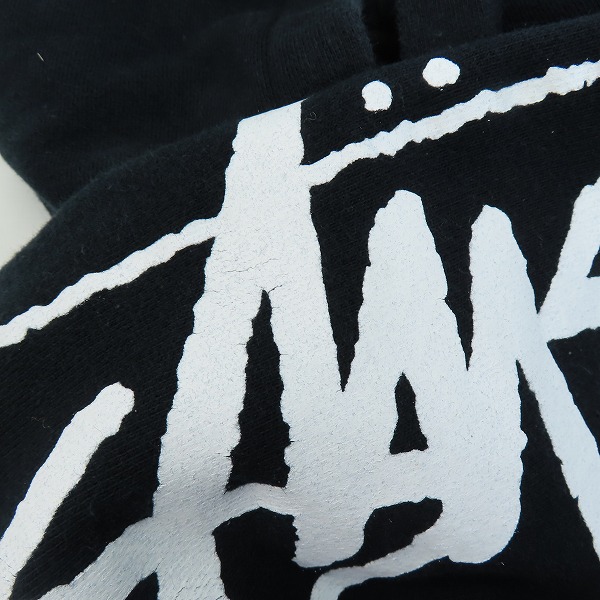 実際に弊社で買取させて頂いたSTUSSY/ステューシー ロゴプリント コットン プルオーバーパーカー/Sの画像 6枚目