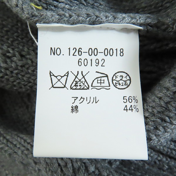 実際に弊社で買取させて頂いた【未使用】SHIPS JET BLUE/シップス ジェット ブルー ニット/セーター 126-00-0018-5595/Lの画像 3枚目