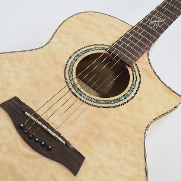 実際に弊社で買取させて頂いた★【難有り】Ibanez/アイバニース EW30QME-TLP1201 エレアコ/アコースティックギター/アコギ ギグケース付の画像 4枚目