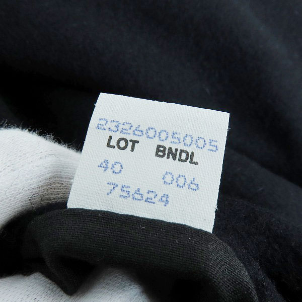 実際に弊社で買取させて頂いた【未使用】SCHOTT/ショット ウール シングルPコート/ピーコート 米国製 75624 NAV/40の画像 4枚目