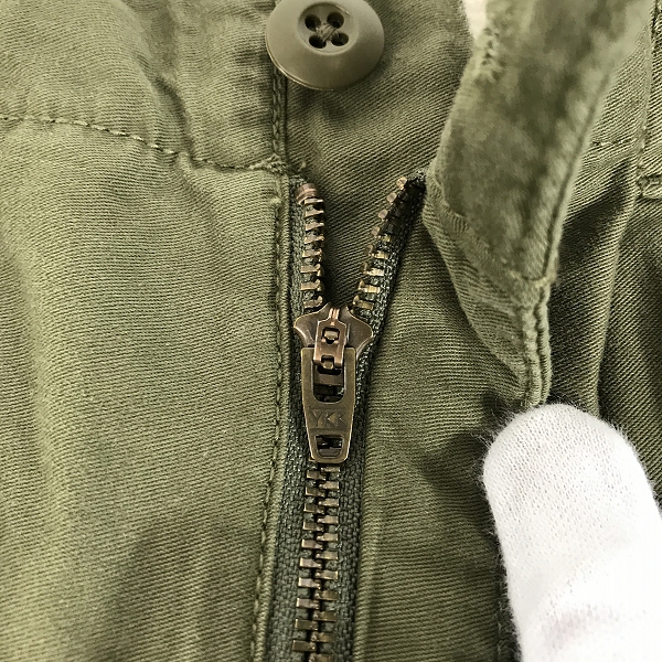 実際に弊社で買取させて頂いた【未使用】BEAMS/ビームス 7分丈カーゴパンツ/ショーツ  OLIVE/オリーブ Mの画像 8枚目