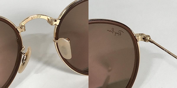 実際に弊社で買取させて頂いたRAY-BAN/レイバン 折りたたみサングラス ラウンド フォールディング サングラス アイウェア RB3517の画像 4枚目