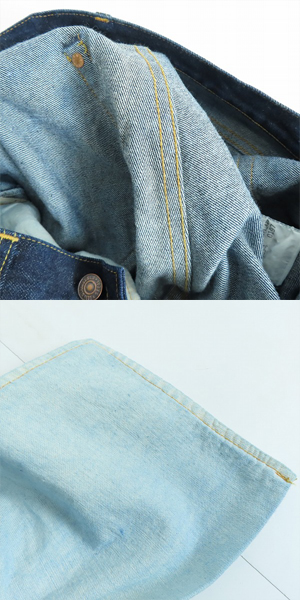 実際に弊社で買取させて頂いたLEVIS/リーバイス 551ZXX 刻印555 米国製 デニムパンツ 551-0007/W33L34の画像 7枚目