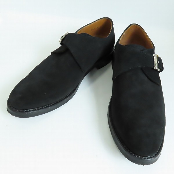 実際に弊社で買取させて頂いたREGAL/リーガル モンクストラップ スエードレザー ビジネスシューズ 07R/25