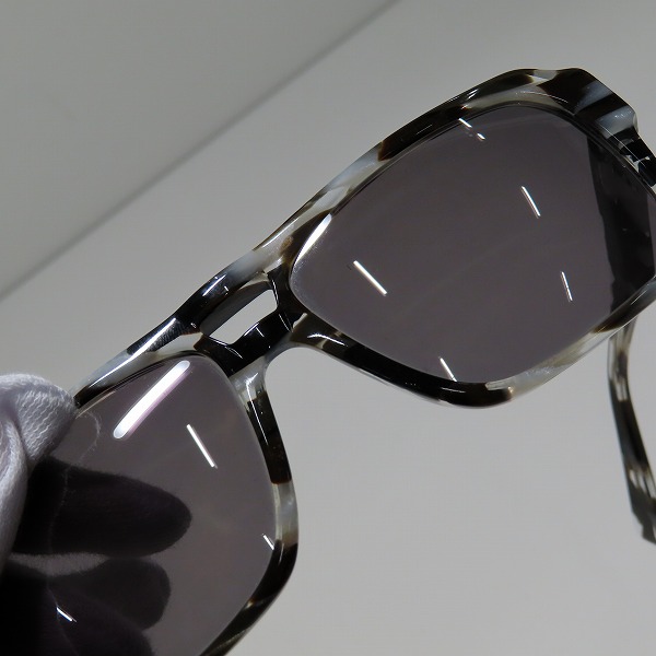 実際に弊社で買取させて頂いたalain mikli/アラン ミクリ マーブル柄 サングラスフレーム/アイウェア AL1214 3052の画像 7枚目