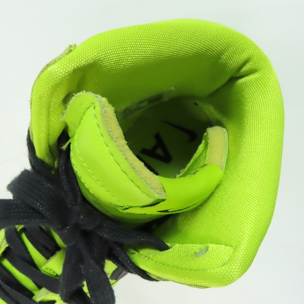 実際に弊社で買取させて頂いたNIKE×AMBUSH/ナイキ×アンブッシュ DUNK HIGH "FLASH LIME" ダンクハイ フラッシュライム CU7544-300/26.0の画像 4枚目