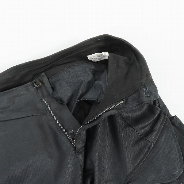 実際に弊社で買取させて頂いたincarnation /インカネーション ラバー加工コットンストレッチサルエルカーゴパンツ/XSの画像 4枚目