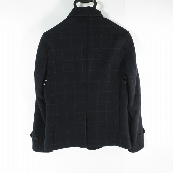 実際に弊社で買取させて頂いたSHIPS/シップス メルトン シングル Pコート/ジャケット 114-45-0032/Sの画像 1枚目