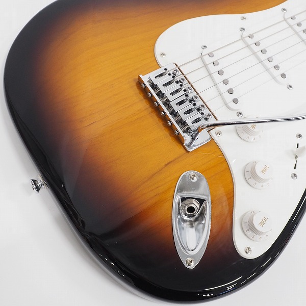 実際に弊社で買取させて頂いた★Squier by Fender/スクワイヤー Strat/ストラトキャスター エレキギター ソフトケース付の画像 6枚目