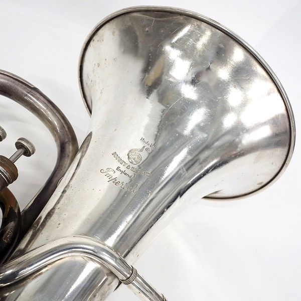 実際に弊社で買取させて頂いた★【ジャンク】BOOSEY＆HAWKES/ブージー&ホークス ユーフォニアム ハードケース付の画像 3枚目