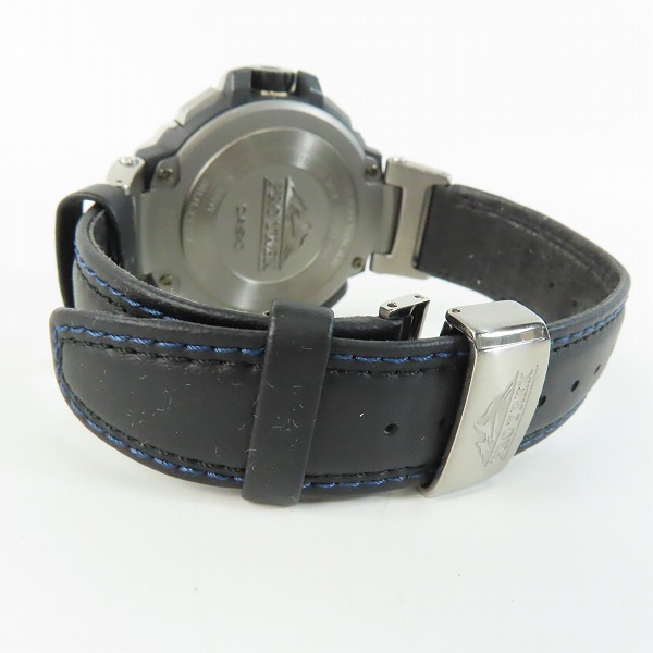 実際に弊社で買取させて頂いた(2)CASIO/カシオ PROTREK/プロトレック マナスル ソーラー レザー PRX-7000L-7JFの画像 2枚目