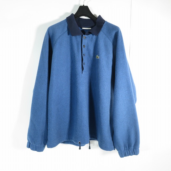 実際に弊社で買取させて頂いたCHEMISE LACOSTE/シュミーズ ラコステ フランス製/ヴィンテージ 襟付きフリース 長袖 ポロシャツ/5