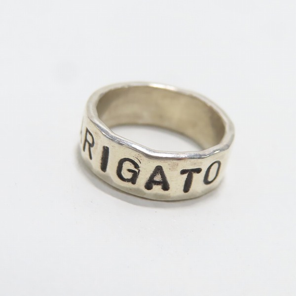 実際に弊社で買取させて頂いたHOLLYWOOD RANCH MARKET/ハリウッドランチマーケット ARIGATO リング 3号