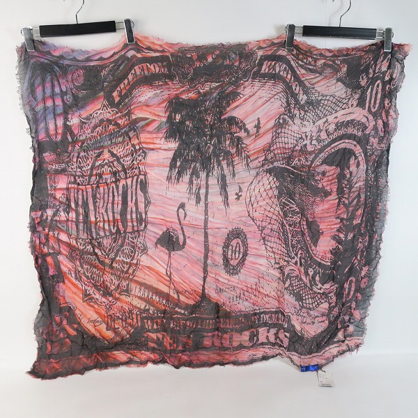 実際に弊社で買取させて頂いた【未使用】IF SIX WAS NINE/イフシックスワズナイン Freedom Kingdom/フリーダム キングダム 大判ストール/Fの画像 3枚目