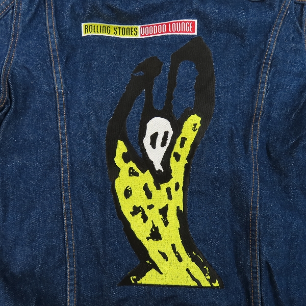 実際に弊社で買取させて頂いたLevi's×ROLLING STONES/リーバイス×ローリングストーンズ 90s/93年 USA製 UOODOO LOUNGE デニムジャケット 70506-0216 /42の画像 8枚目