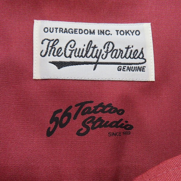実際に弊社で買取させて頂いたWACKO MARIA×56 TATTOO STUDIO/ワコマリア×56 タトゥースタジオ HAWAIIAN SHIRT/ 半袖 ハワイアンシャツ/Mの画像 2枚目