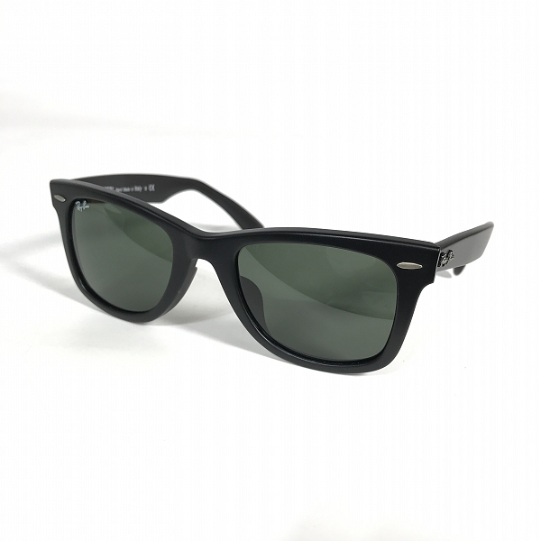 実際に弊社で買取させて頂いたRay-Ban/レイバン WAYFARER/ウェイファーラー サングラス/アイウェア マットブラック RB2140-F 901-S