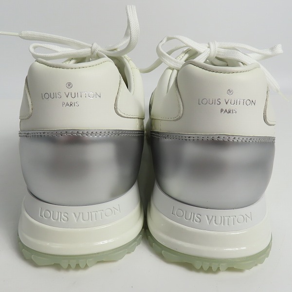 実際に弊社で買取させて頂いたLOUIS VUITTON/ルイヴィトン ランアウェイライン モノグラム インヒール スニーカー ホワイト/GO0261/9の画像 1枚目