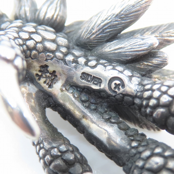 実際に弊社で買取させて頂いた【ギャラ付】Bloody Mary/ブラッディマリー NIGHT RAVEN PENDANT/ナイト レイヴン ペンダントトップの画像 4枚目