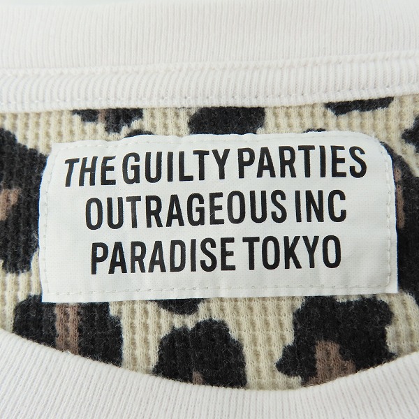 実際に弊社で買取させて頂いたWACKOMARIA/ワコマリア LEOPARD THERMAL SHIRT レオパード サーマルシャツ TYPE-2/Mの画像 2枚目