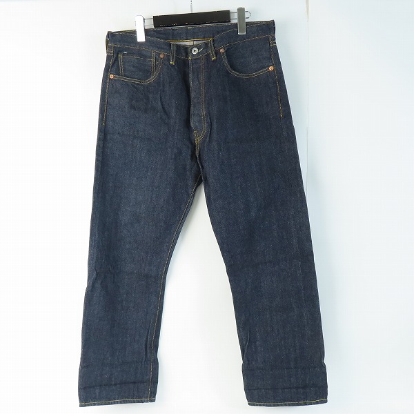 実際に弊社で買取させて頂いたLEVIS/リーバイス VINTAGE CLOTHING S501XX 1944年大戦モデル復刻 ビッグE/ボタン裏01 デニムパンツ 44501-0072/36×34