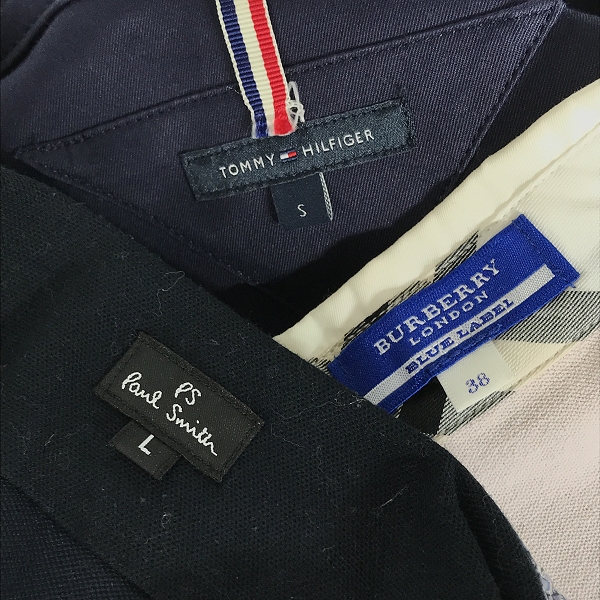 実際に弊社で買取させて頂いた【おまとめ】バーバリーブルーレーベル/ポールスミス/トミーヒルフィガー 他 メンズ/レディース ジャケット/ポロシャツ 等
