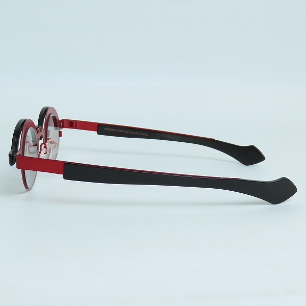 実際に弊社で買取させて頂いたTHEO/テオ quarante+SIX STAINLESS AND genuine horn サングラス/アイウェアの画像 2枚目