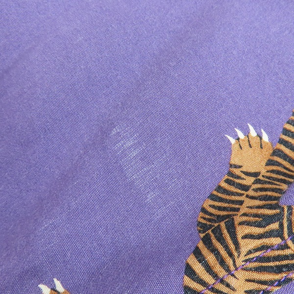 実際に弊社で買取させて頂いたWACKO MARIA/ワコマリア 20ss Hawaiian shirt/ハワイアンシャツ 長袖 タイガー柄/XLの画像 4枚目