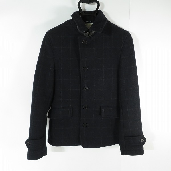 実際に弊社で買取させて頂いたSHIPS/シップス メルトン シングル Pコート/ジャケット 114-45-0032/S