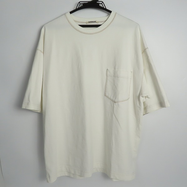 実際に弊社で買取させて頂いたAURALEE/オーラリー 22SS ハイゲージ オーガニックコットン ジャージー ビッグTシャツ A22ST01PS/4