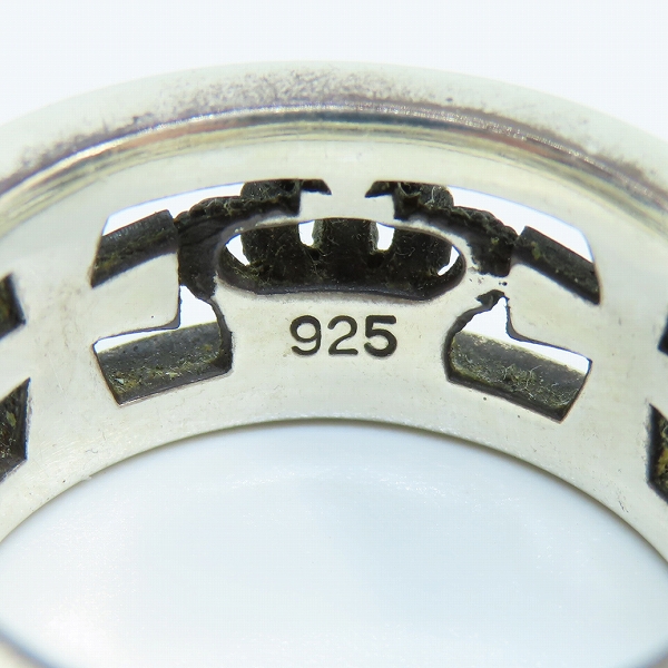 実際に弊社で買取させて頂いた【ギャラ付】Justin Davis/ジャスティンデイビス MEDIEBAL WEDDING BAND/メディバルウェディング バンドリング SRJ175/25号の画像 4枚目