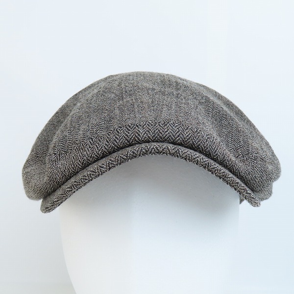 実際に弊社で買取させて頂いたCA4LA/カシラ ハンチング帽子 日本製 グレー系の画像 1枚目