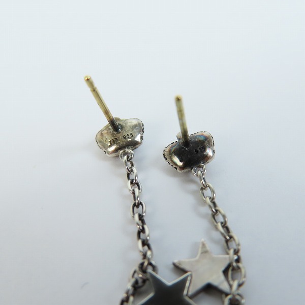 実際に弊社で買取させて頂いた【ギャラ付き】Justin Davis/ジャスティンデイビス 2 STARLET スターレット クラウンピアス SEJ816/2点セットの画像 5枚目