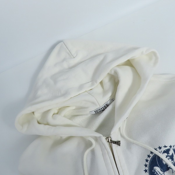 実際に弊社で買取させて頂いたHYSTERIC GLAMOUR/ヒステリックグラマー SWEET LIL'ROCK'N'ROLLER ガール プリント パーカー 0221CF04/Sの画像 5枚目