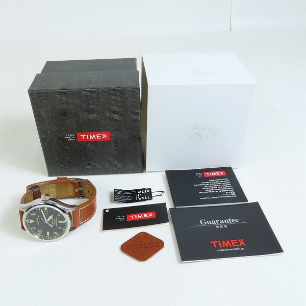 実際に弊社で買取させて頂いたTIMEX×RED WING/タイメックス×レッドウイング Waterbury クオーツ 腕時計 TW2P84000の画像 9枚目