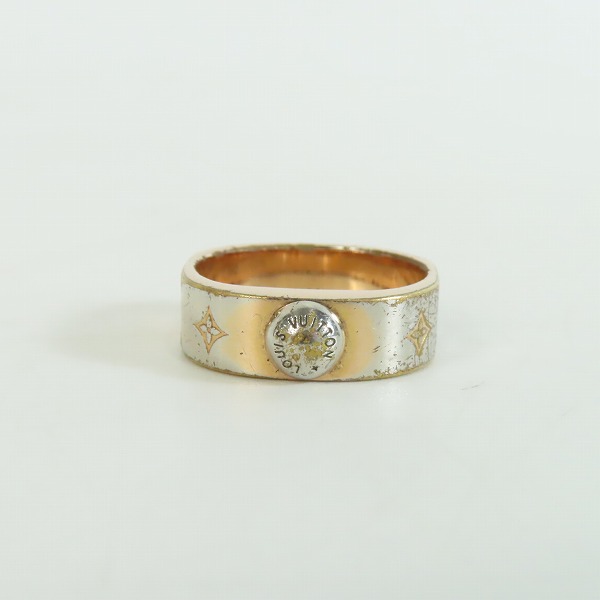 実際に弊社で買取させて頂いたLOUIS VUITTON/ルイヴィトン ナノグラム リング/指輪 M00214/M/12.5号の画像 1枚目