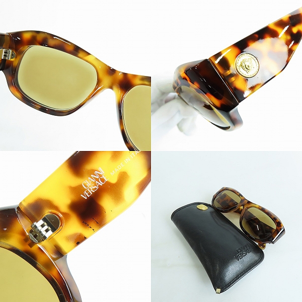 実際に弊社で買取させて頂いたGIANNI VERSACE/ジャンニヴェルサーチ サングラス MOD.375 COL.280の画像 9枚目
