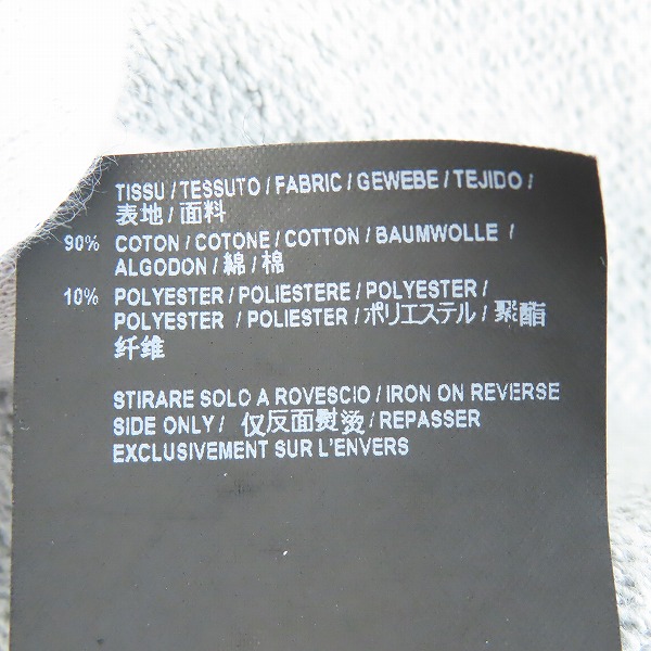 実際に弊社で買取させて頂いた【JPタグ】SAINT LAURENT PARIS/サンローランパリ プルオーバーパーカー グレー/TT09 464581 YB2OD/Mの画像 4枚目