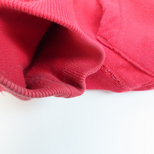 実際に弊社で買取させて頂いたSTUSSY/ステューシー ジップアップ パーカー レッド /Mの画像 7枚目