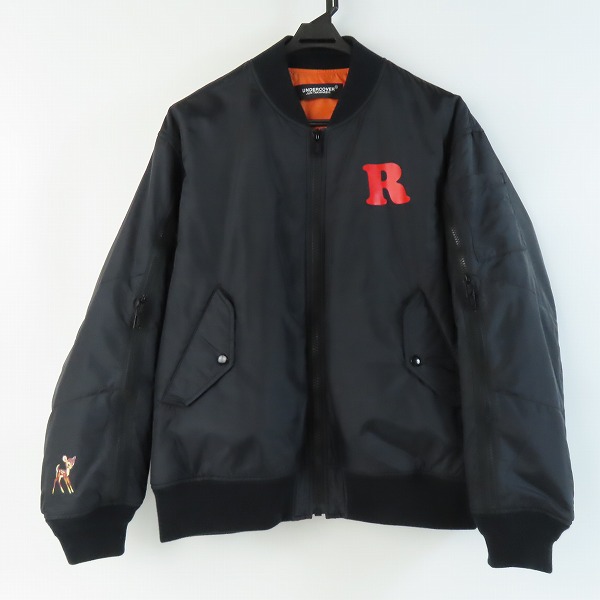 実際に弊社で買取させて頂いたUNDERCOVER/アンダーカバー REBEL BOMBER JACKET/リバーシブル MA-1/ボンバージャケット UC1C4205-2/3の画像 1枚目