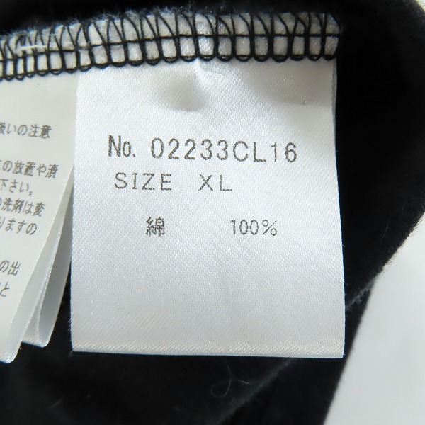 実際に弊社で買取させて頂いたHYSTERIC GLAMOUR/ヒステリックグラマー GREATEST PARTY SOUNDS/グレイテストパーティサウンズ 長袖Tシャツ 02233CL16/XLの画像 3枚目