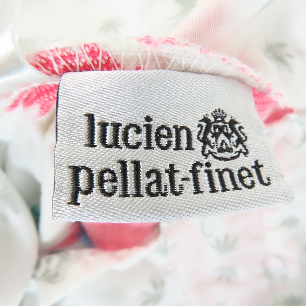 実際に弊社で買取させて頂いたLucien PellatFinet/ルシアンペラフィネ 総柄 スカル刺繍  ストライプ ハーフパンツ/Sの画像 2枚目