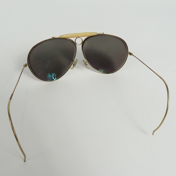 実際に弊社で買取させて頂いたRay-Ban/レイバン B&L/ボシュロム社製 ティアドロップ型 サングラス/アイウェア ゴールドの画像 3枚目