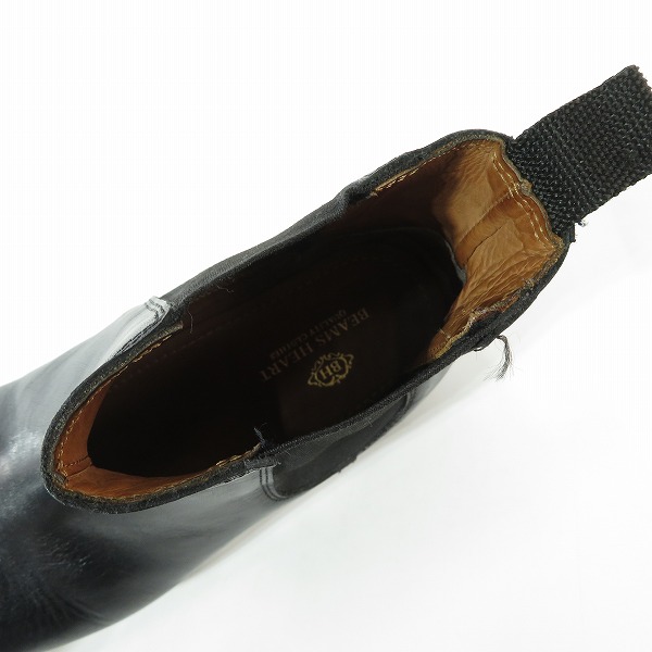 実際に弊社で買取させて頂いたBEAMS HEART/ビームス ハート レザーサイドゴアブーツ GM055/40の画像 4枚目