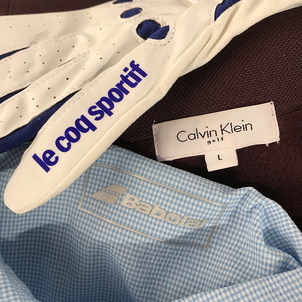 実際に弊社で買取させて頂いた【おまとめ】カルバンクライン/バボラ/ルコックスポルティフ 他 シャツ/パーカー 等 ゴルフウェアの画像 1枚目