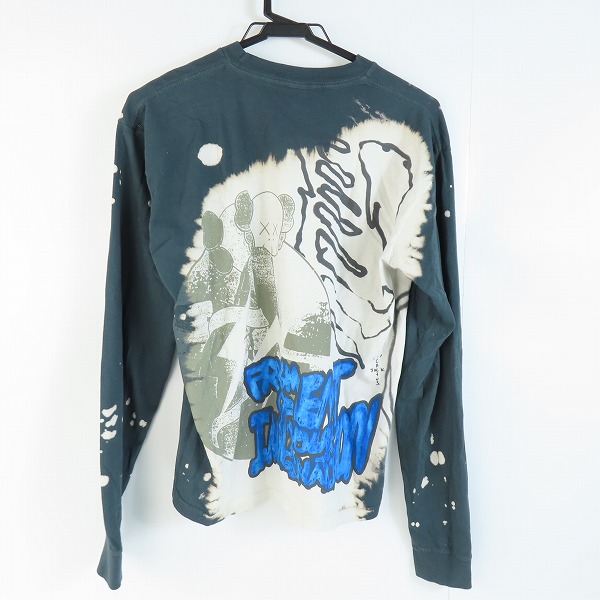 実際に弊社で買取させて頂いたCactus Jack × KAWS/カクタス ジャック×カウズ フラグメントデザイン TEE 長袖Tシャツ TIE DYE/Sの画像 1枚目
